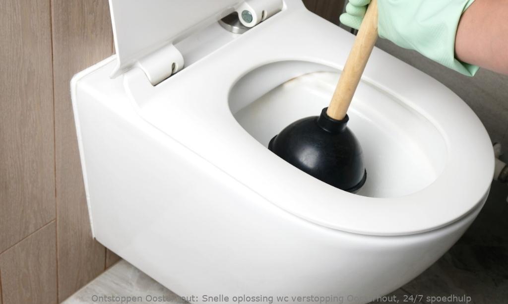 Snelle oplossing wc verstopping Oosterhout, 24/7 spoedhulp